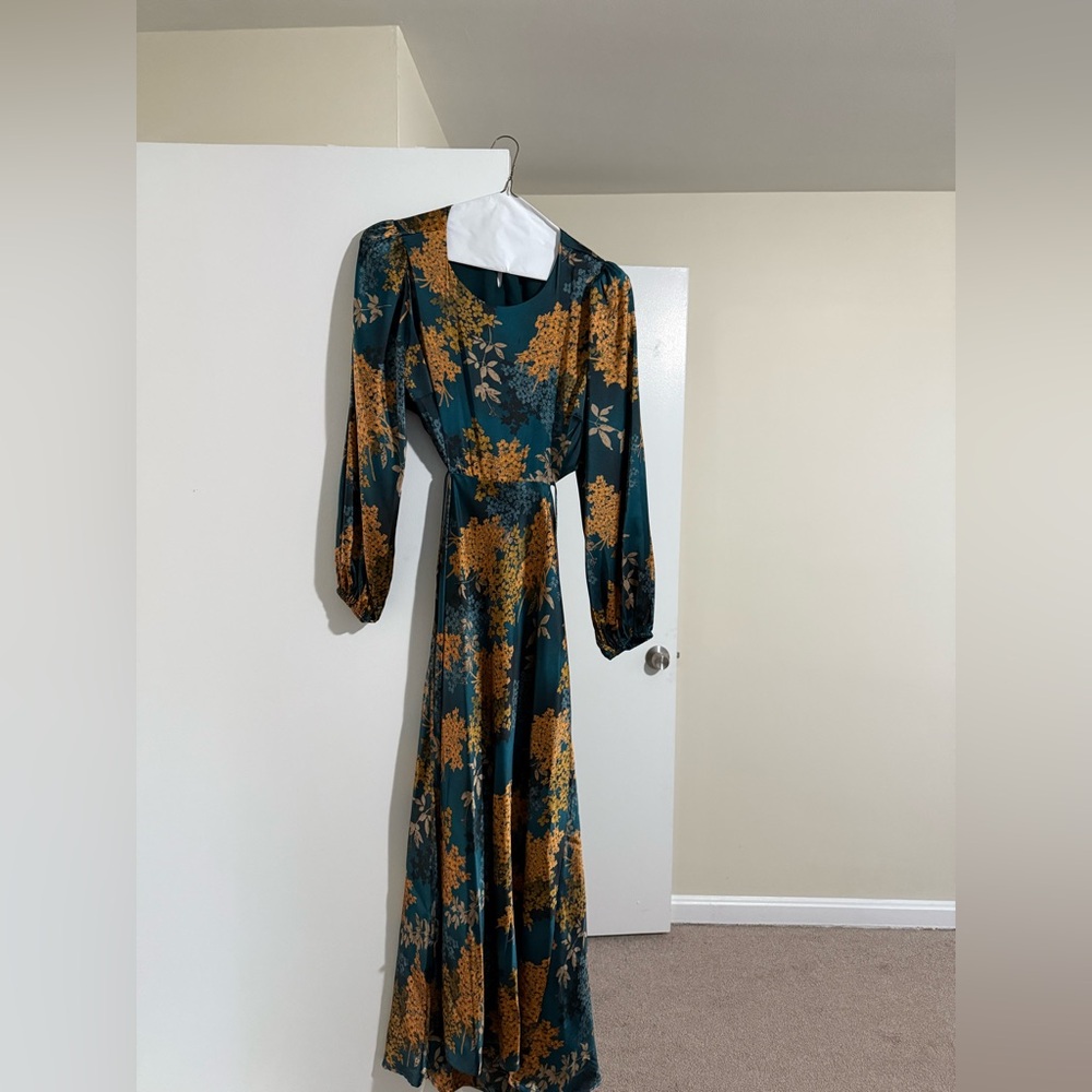 ASTR the Label Quinn Floral Cutout Maxi Dress